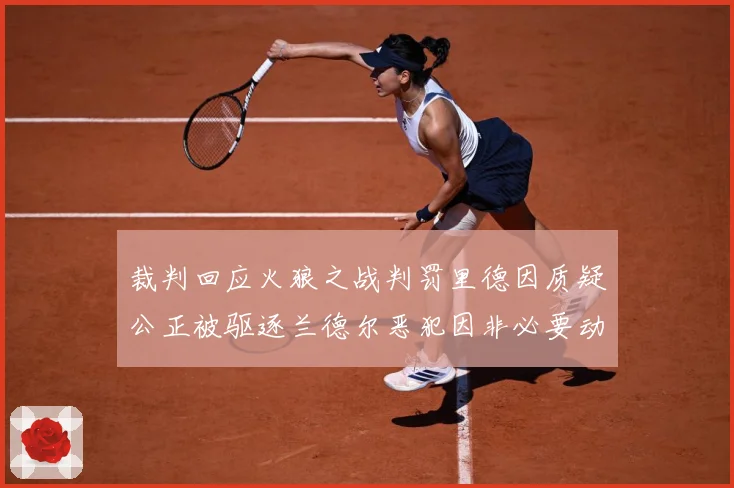裁判回应火狼之战判罚里德因质疑公正被驱逐兰德尔恶犯因非必要动赛场复盘：最新赛事动态与深度分析